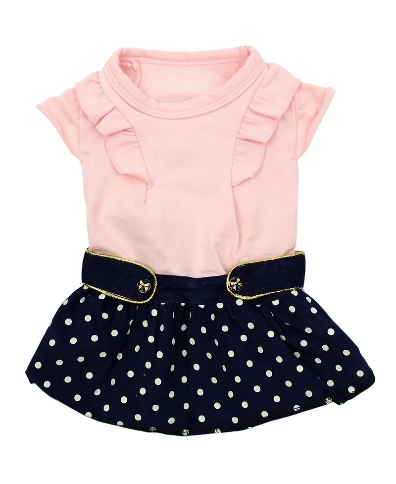 Parisian Pet Nautical Dots Dress