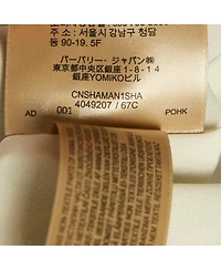 Pre-Owned Burberry Women's Multicolor Framed Heads Print Silk Lace Trim Maxi Dress