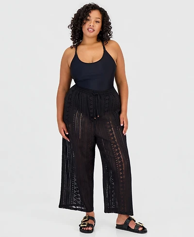 Raviya Plus Swim Cover-Up Cargo Pants