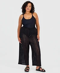 Raviya Plus Swim Cover-Up Cargo Pants