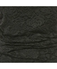 Pre-Owned Dolce & Gabbana Women's Black Lace Draped Sleeveless Short Dress