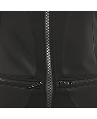 Pre-Owned Givenchy Women's Black Knit Sleeveless Zip Detail Bodycon Dress