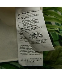 Pre-Owned Dolce & Gabbana Women's Green Tropical Print Silk Flounce Dress