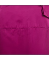 Pre-Owned Stella Mccartney Women's Burgundy Pink Satin One Shoulder Mini Dress