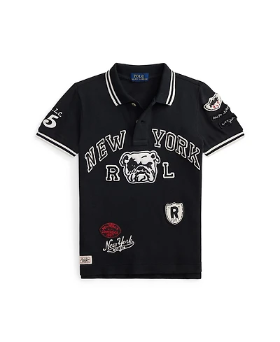 Polo Ralph Lauren Boys 2-7 Cotton Mesh Graphic Shirt