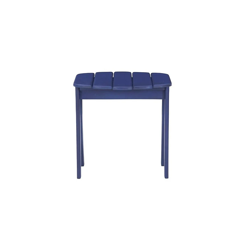 Linon Adirondack End Table Blue