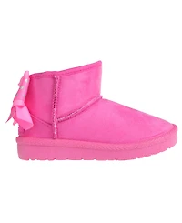 Bebe Girls' Toddler 5T-10T Bow Detail Winter Boots