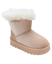 Bebe Girls' 1-13 Collared Rhinestone Boots