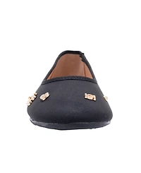 Bebe Girls' 1-13 Sparkly Slip-On Ballet Flats