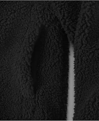 Lands' End Women's Shearling Zip Front Fleece Jacket