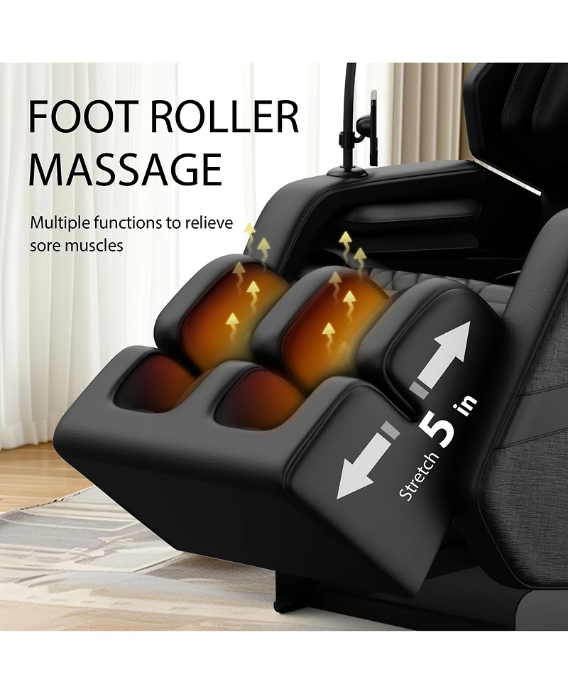 Boyel Living Massage Chair Recliner with Zero Gravity Full Body Air Pressure