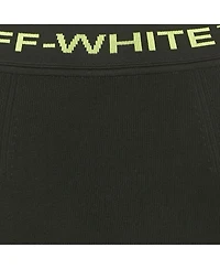 Pre-Owned Off-White Women's Black Jersey Logo Band Skirt