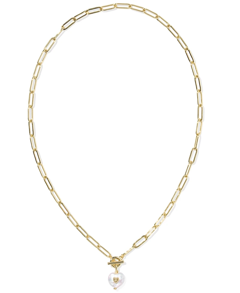 Kendra Scott Gold Plated Heart Pendant Necklace