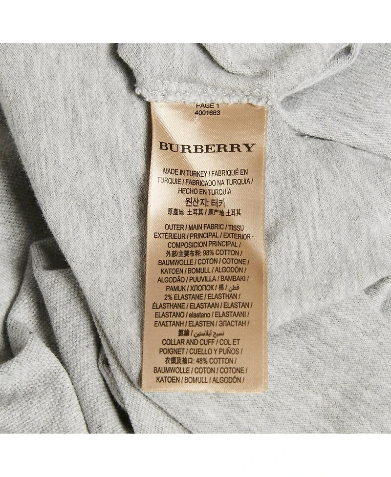 Pre-Owned Burberry Women's Cotton Pique Polo T-Shirt