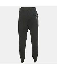 Pre-Owned Dolce & Gabbana Men's Black Cotton Logo Plaque Detail Jogger