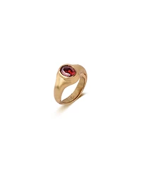 Retro Chic Red Fig Ring