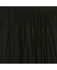 Pre-Owned Dolce & Gabbana Women's Black Crepe Pleated Mini Skirt