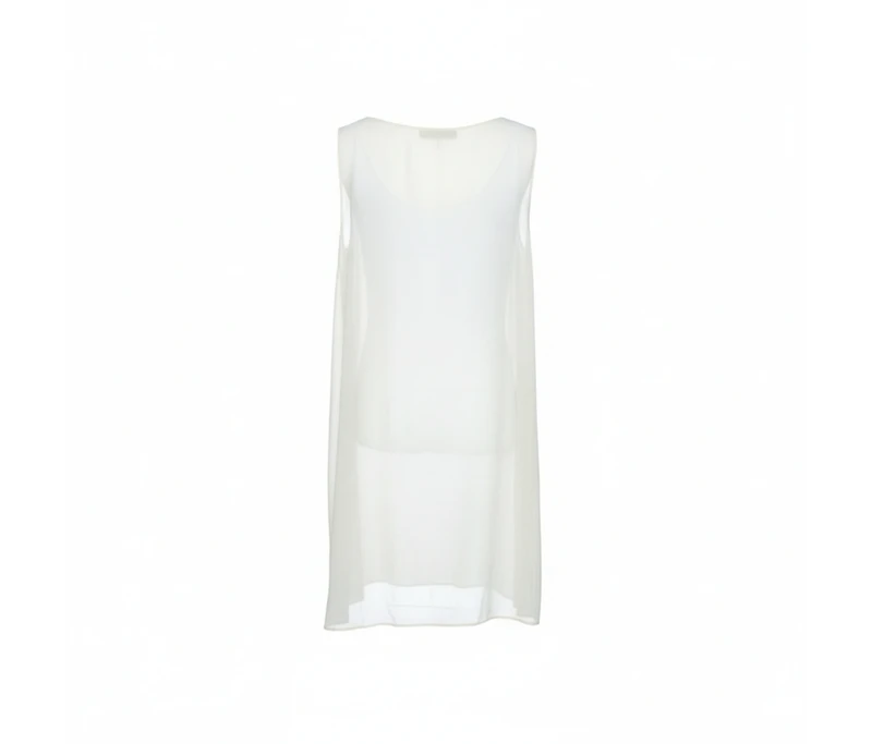 Pre-Owned Dolce & Gabbana Women's Black And Beige Dice Key Printed Silk Short Sleeve Top