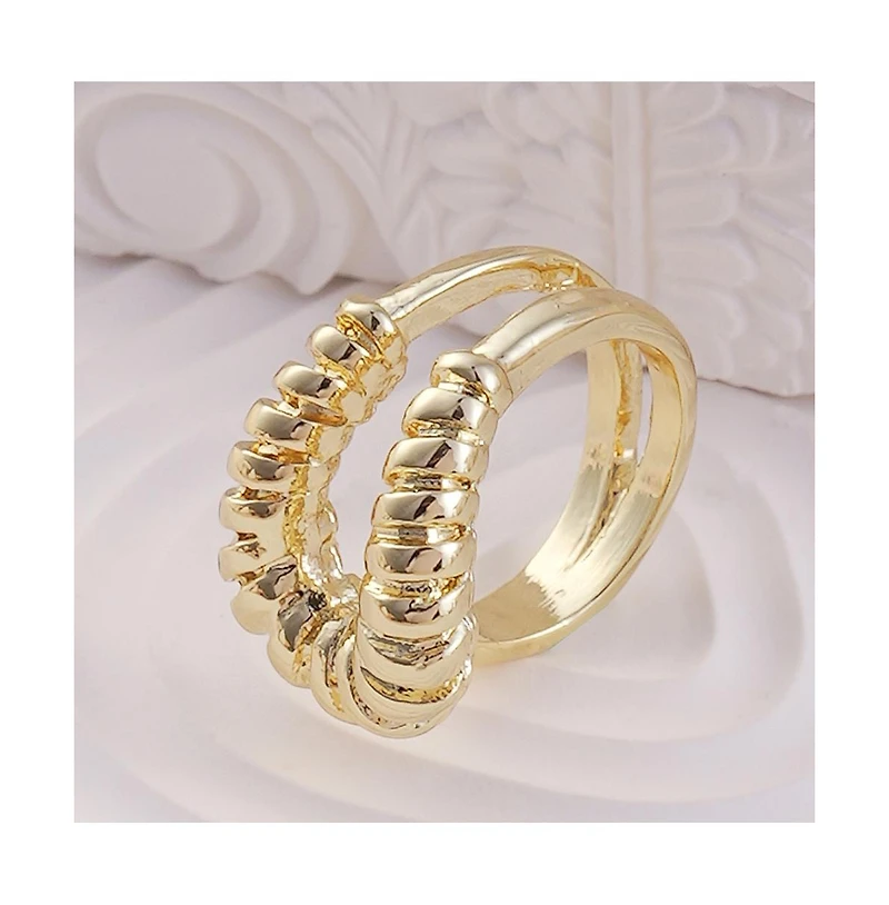 Sohi Women's The Mollusks Statement Ring