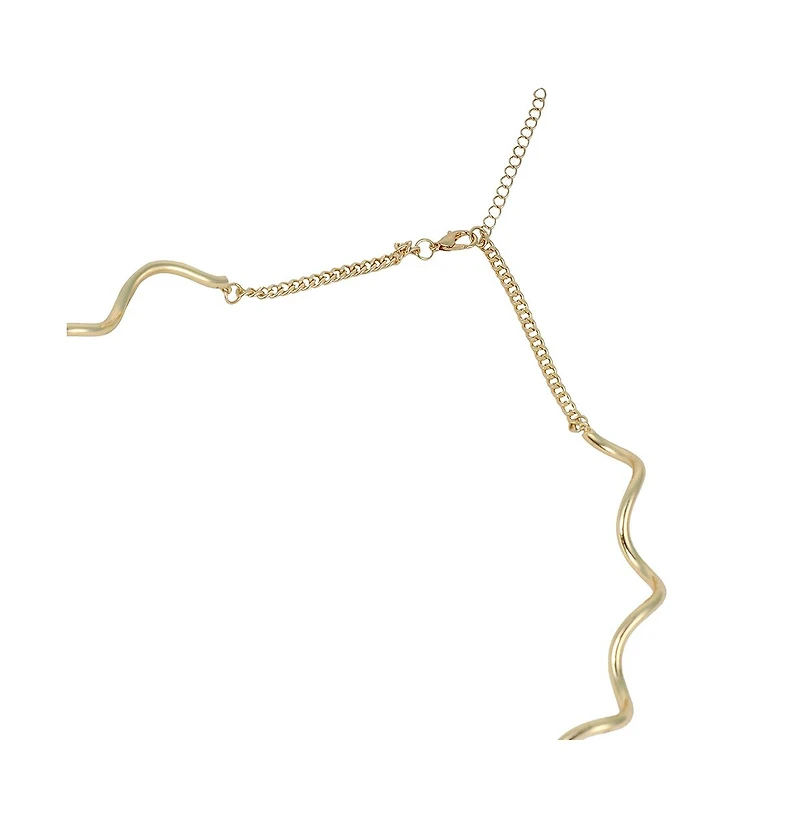 Women's The Coil-Coeur Collar Necklace - California Gold