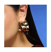 Women's The Chunky-Orbiter Half-Hoop Earrings - California Gold