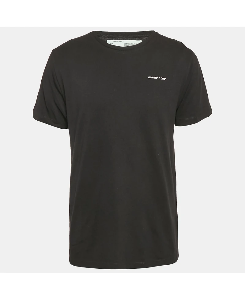 Pre-Owned Off-White Men's Pre-Owned Jersey Crew Neck T-Shirt