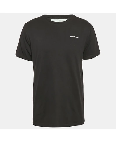 Pre-Owned Off-White Men's Pre-Owned Jersey Crew Neck T-Shirt