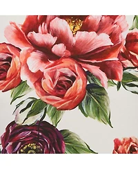 Pre-Owned Dolce & Gabbana Women's Floral Print Crepe Ruffled Top