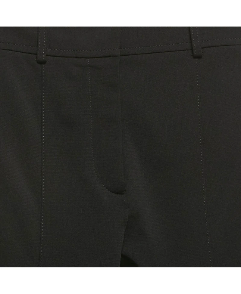 Pre-Owned Burberry Women's Crepe Fringed Hem Trousers