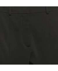 Pre-Owned Burberry Women's Crepe Fringed Hem Trousers