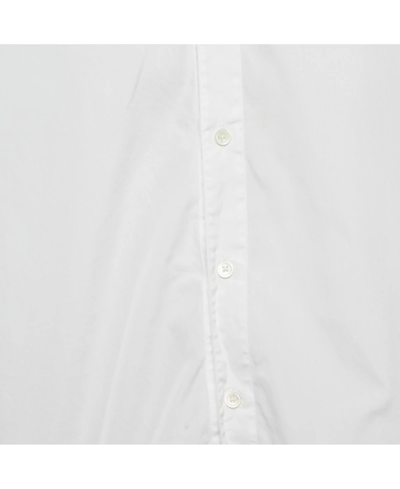 Pre-Owned Hermes Men's White Cotton Collarless Shirt