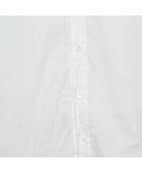 Pre-Owned Hermes Men's White Cotton Collarless Shirt