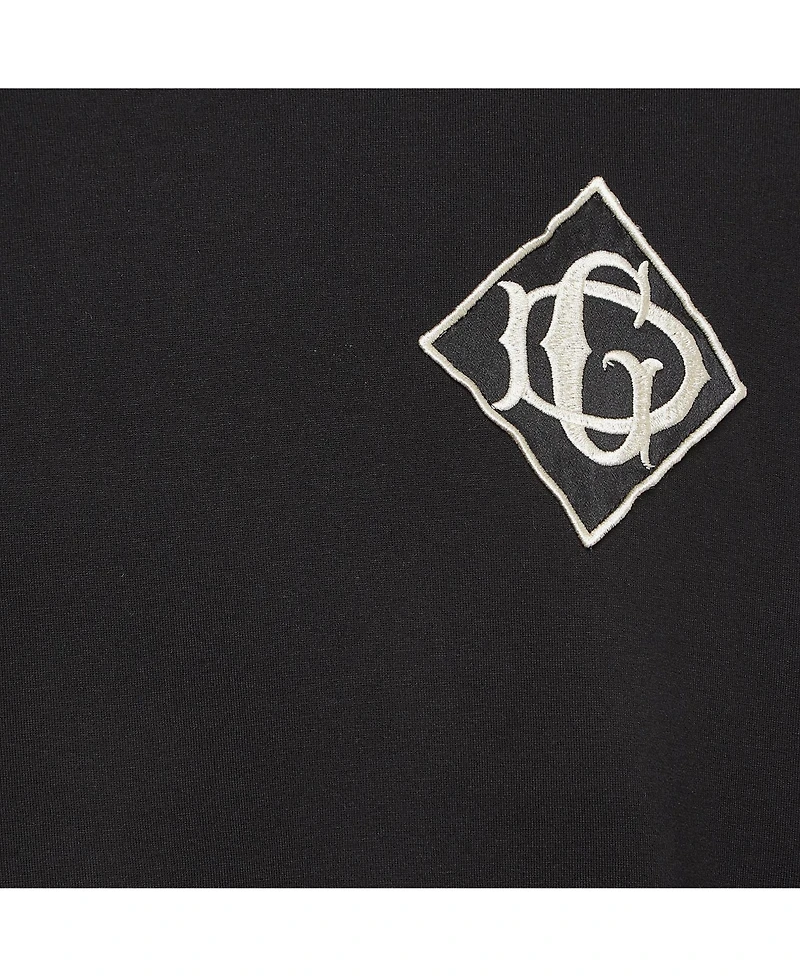 Pre-Owned Dolce & Gabbana Men's Embroidered Cotton Knit Crew Neck T-Shirt