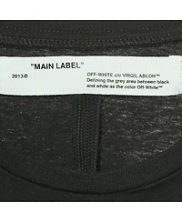 Pre-Owned Off-White Men's Pre-Owned Logo Print Cotton Crew Neck Oversized T-Shirt