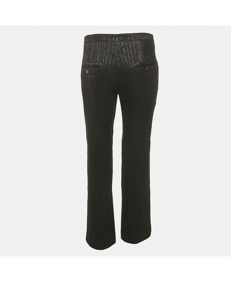 Pre-Owned Isabel Marant Women's Black Lurex Trousers