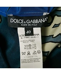 Pre-Owned Dolce & Gabbana Women's Printed Silk Top