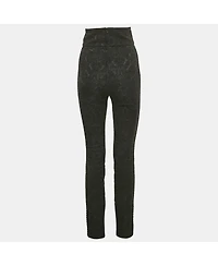Pre-Owned Dolce & Gabbana Women's Side Trim Jacquard Trousers