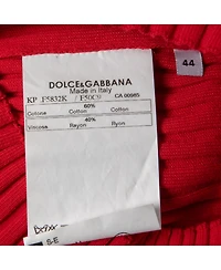 Pre-Owned Dolce & Gabbana Women's Cotton Rib Knit Tank Top