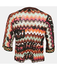 Pre-Owned Missoni Women's Beige Striped Sequin Tank Top