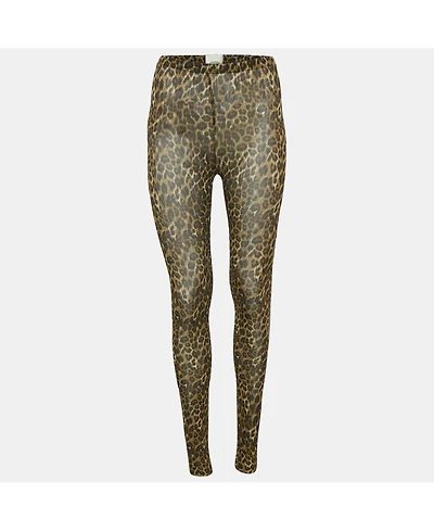 Pre-Owned Isabel Marant Women's Animal Print Jersey Joshua Leggings
