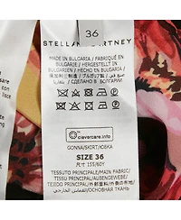 Pre-Owned Stella Mccartney Women's Multicolor Floral Print Silk Wrap Style Skirt
