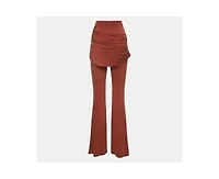 Pre-Owned Jacquemus Women's Jersey Ruched Overlay Espelho Drawcord Trousers