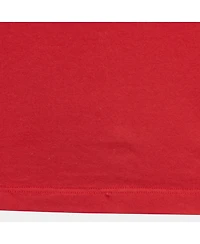 Pre-Owned Versace Women's Pre-Owned Versus Versace Red Cotton Logo Detailed High Neck T-Shirt