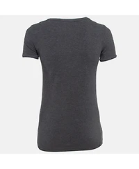 Pre-Owned Dolce & Gabbana Women's Grey Applique Cotton T-Shirt
