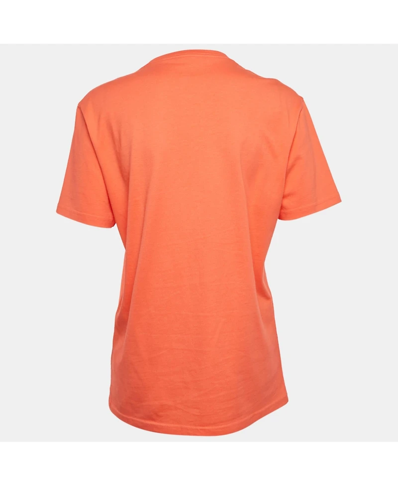 Pre-Owned Versace Women's 1978 Re-Edition Cotton Crew Neck T-Shirt