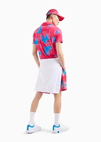 A|X Armani Exchange Men's Floral Polo Shirt