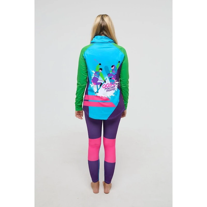 Oosc Women's High Neck Baselayer Top - Powder Hound