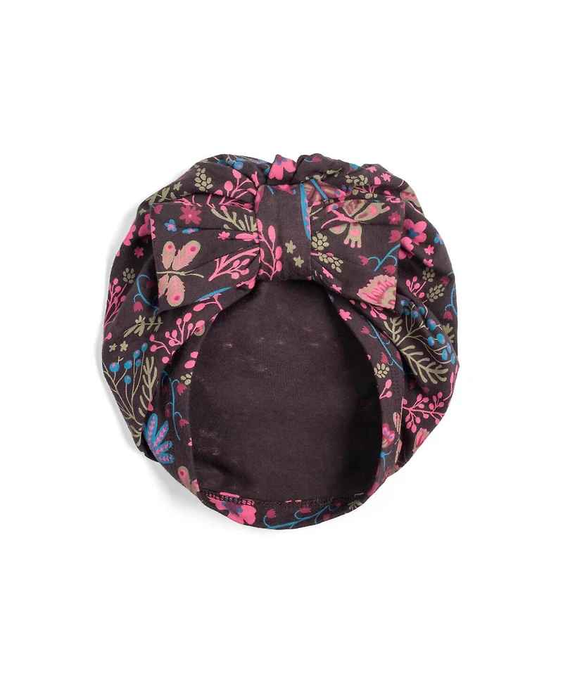 Mightly Baby Girls Fair Trade Organic Cotton Bow Turban