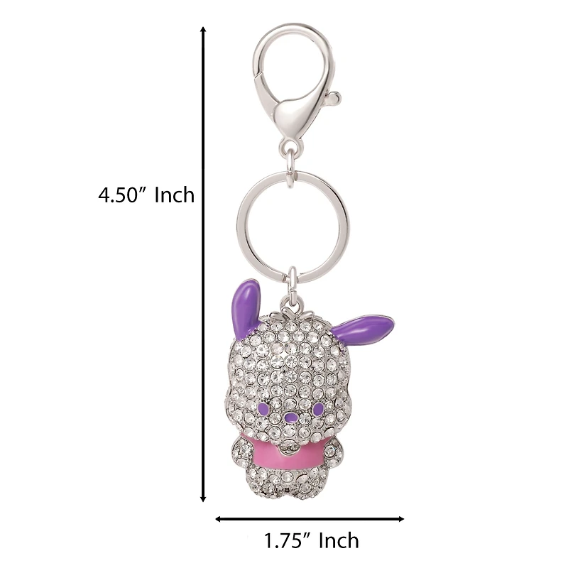 Pochacco Pave Keychain Bag Charm – Officially Licensed Sanrio