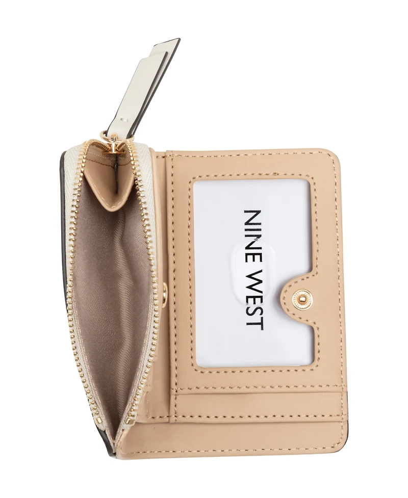 Nine West Women's Elowyn Zip Around Card Case Wallet
